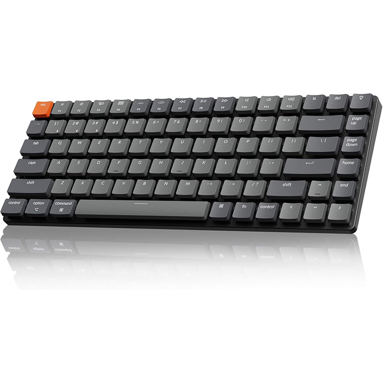 خرید کیبورد Keychron K3 RGB ورژن 3 - بی‌سیم - سوییچ مکانیکی Low-Profile 2.0 قهوه‌ای